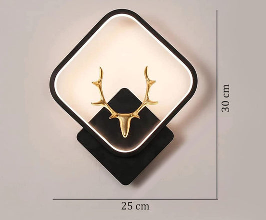 Majestic Stag Wall Lamp