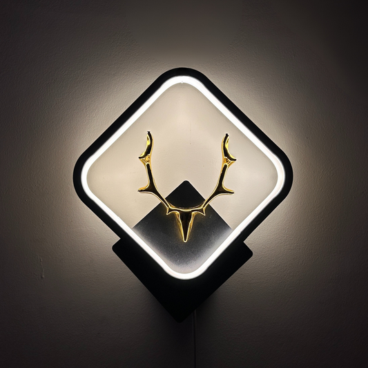 Majestic Stag Wall Lamp